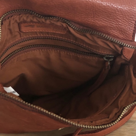 Marta Ponti Portugal Genuine Leather Handbag Crossbody Adjustable Strap - Picture 11 of 13